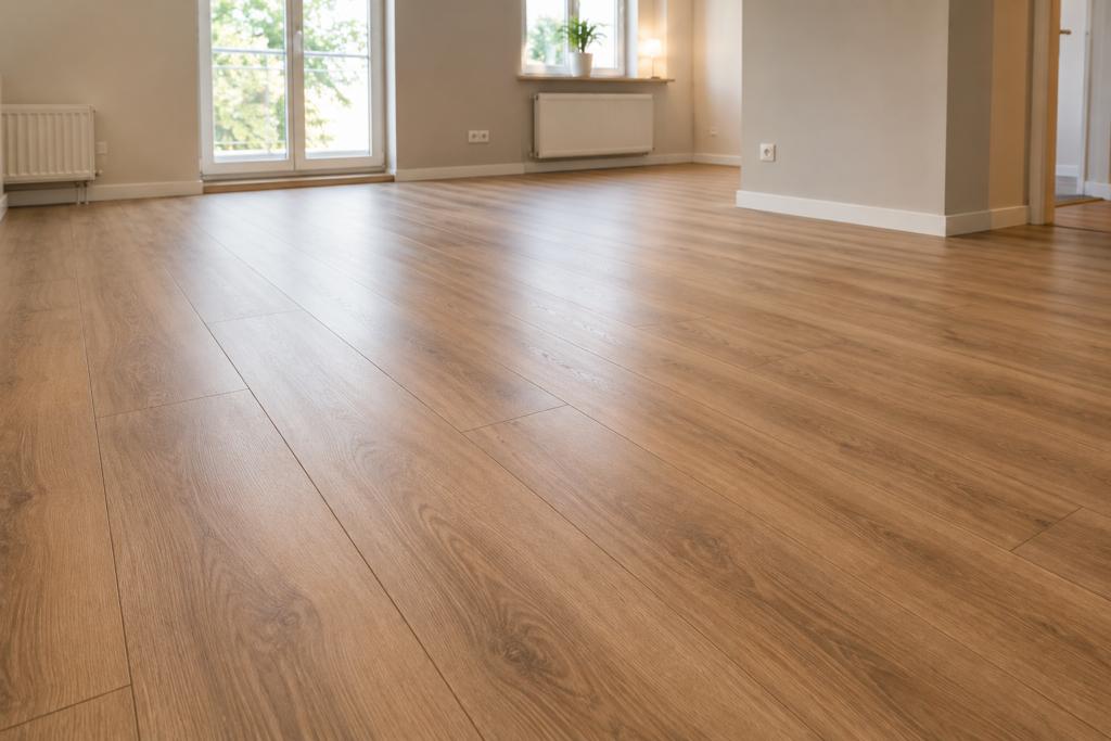 Laminatverlegung